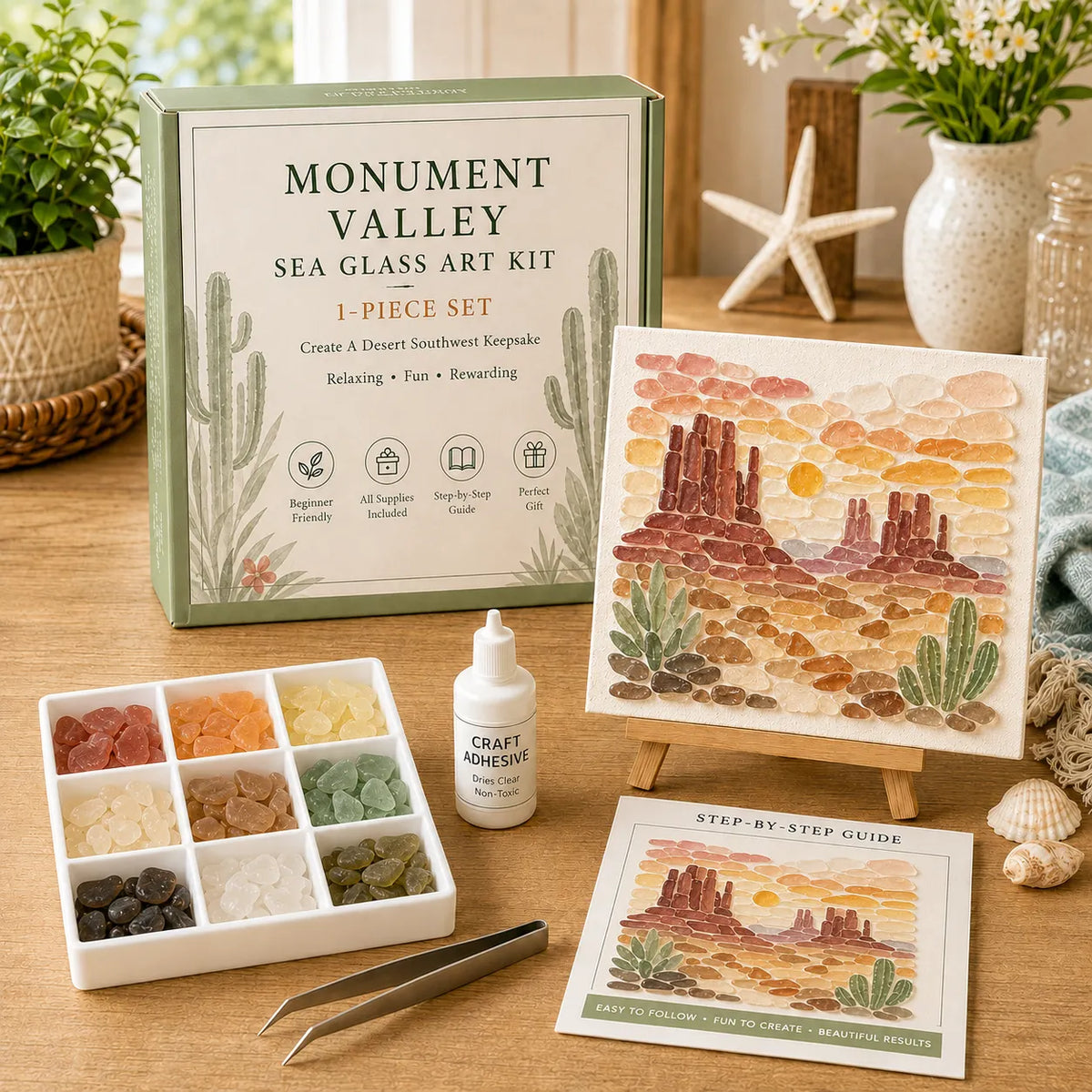 🌵 Monument Valley DIY Sea Glass Art Kit