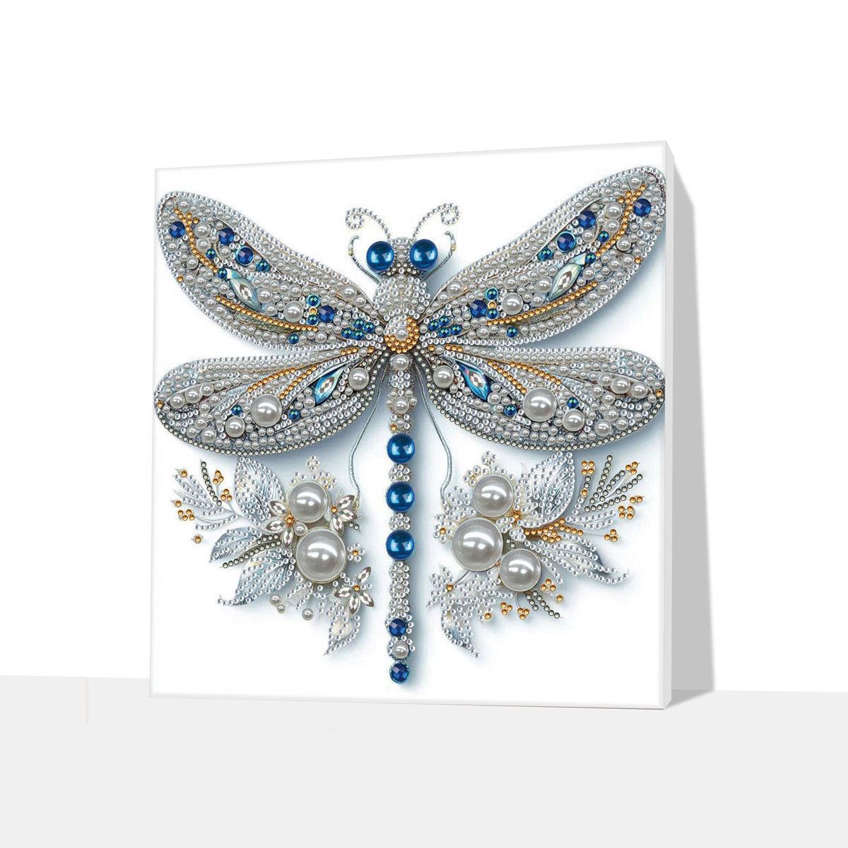 (Pre-Framed)Dragonfly-Special Shape Diamond Painting Kit(25x25cm)