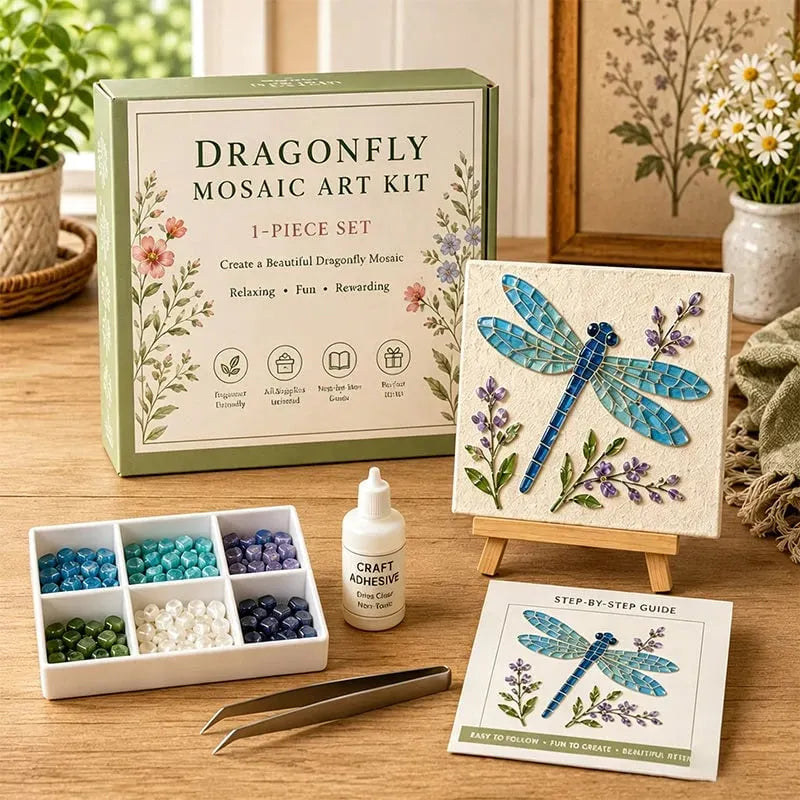 🪽✨ DIY Dragonfly Sea Glass Art Kit