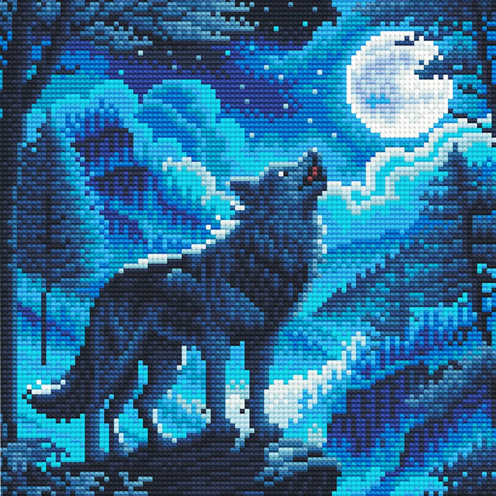Full Round Drill Framed Light Up Diamond Painting Kits, LED Glowing Wall Art Decor for Home Bedroom Holiday Gifts