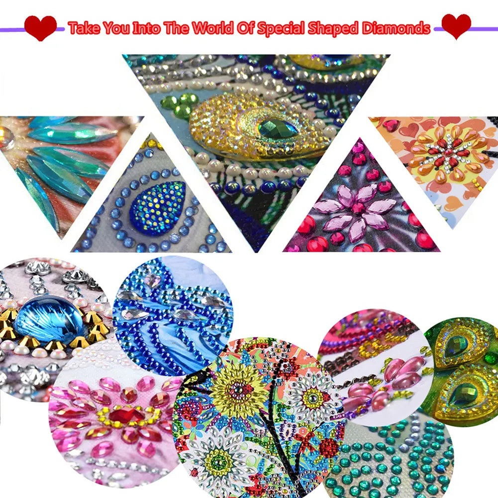 Mandala - Pearls Painting Kit for Creativity DIY All-Pearl Dot Crafts for Gift Home Wall Decor 30*30cm (Without Frame)