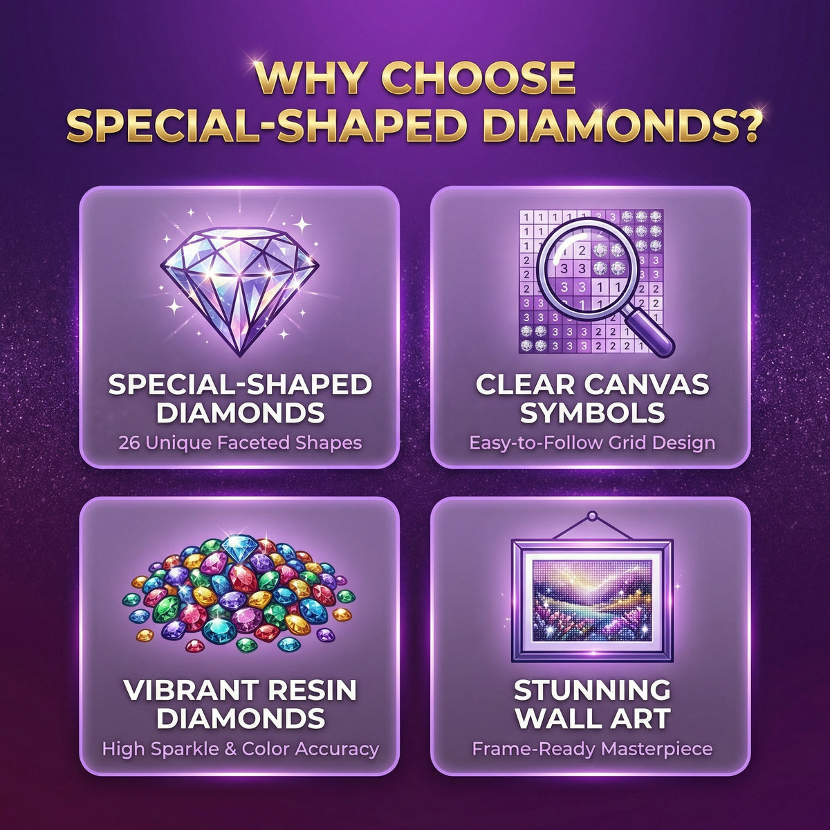 Hummingbird Premium 5D Diamond Painting Kit Black & White Pearls painting Sparkling Special Shaped Diamond painting