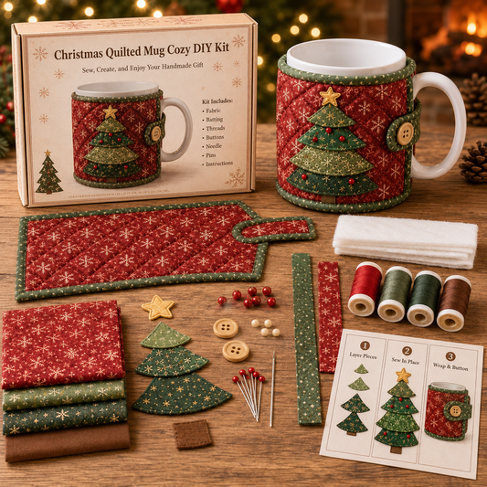 🎄 Classic Christmas Tree Christmas Friends DIY Sewing Kit