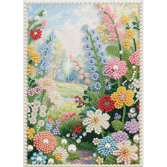 Country Road-Pearls Painting Kit for Creativity DIY Pearl Dot Crafts for Gift Home Wall Decor 30*40CM