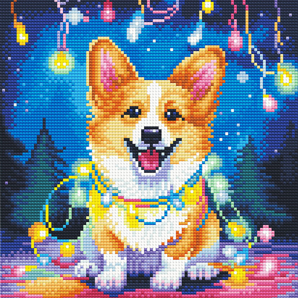 Full Round Drill Framed Light Up Diamond Painting Kits, LED Glowing Wall Art Decor for Home Bedroom Holiday Gifts