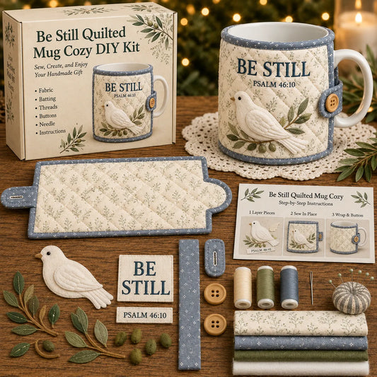 🌊 Faith & Hope – Be Still DIY Sewing Kit