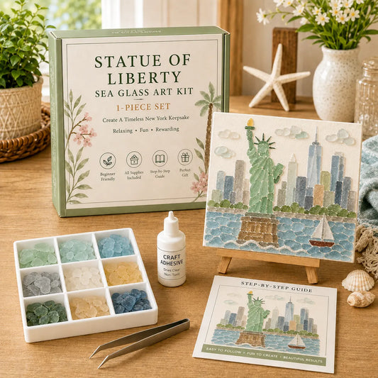 🗽 Statue of Liberty DIY Sea Glass Art Kit