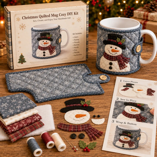⛄ Winter Snowman Christmas Friends DIY Sewing Kit